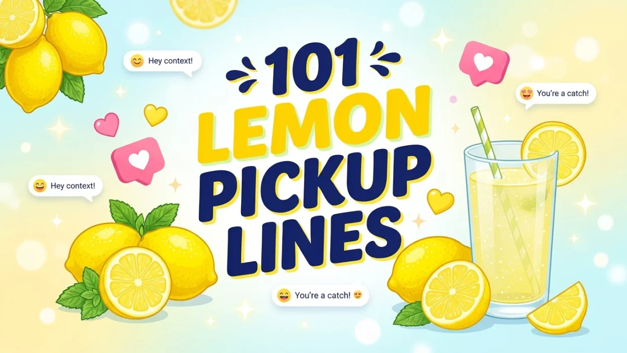 Lemon Pickup Lines