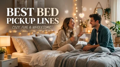 Bed Pickup Lines