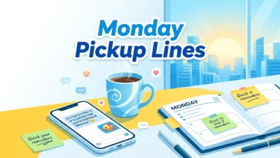 Monday Pickup Lines
