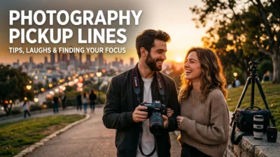 Photography Pickup Lines