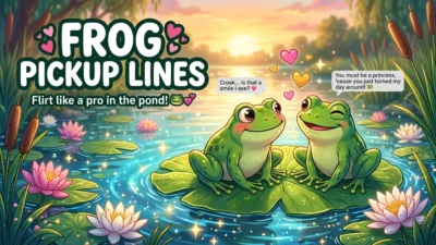 Frog Pickup Lines